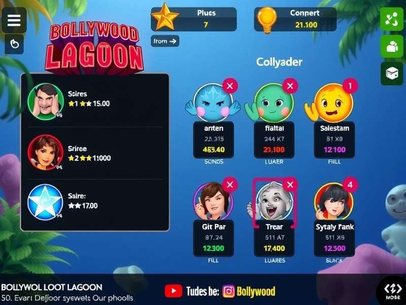 Bollywood Loot Lagoon Game Interface